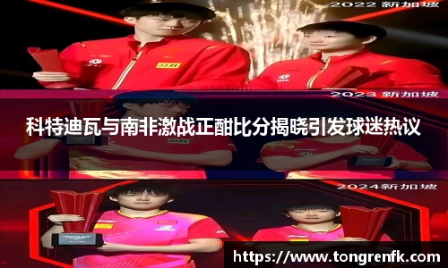 科特迪瓦与南非激战正酣比分揭晓引发球迷热议